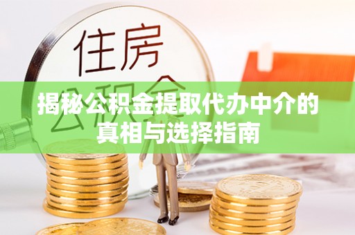 潍城揭秘公积金提取代办中介的真相与选择指南